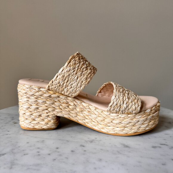 BEACH by Matisse Platform Wedges Size: 7– Boho Luxe- Coastal Cowgirl- Resort - Picture 3 of 9